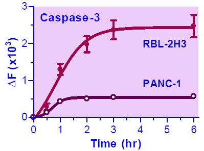 カスパーゼ-3阻害曲線